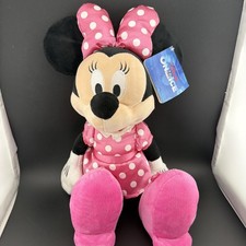 Mini Mouse Plush with Pink Polka Dot Dress, 19 inches Tall