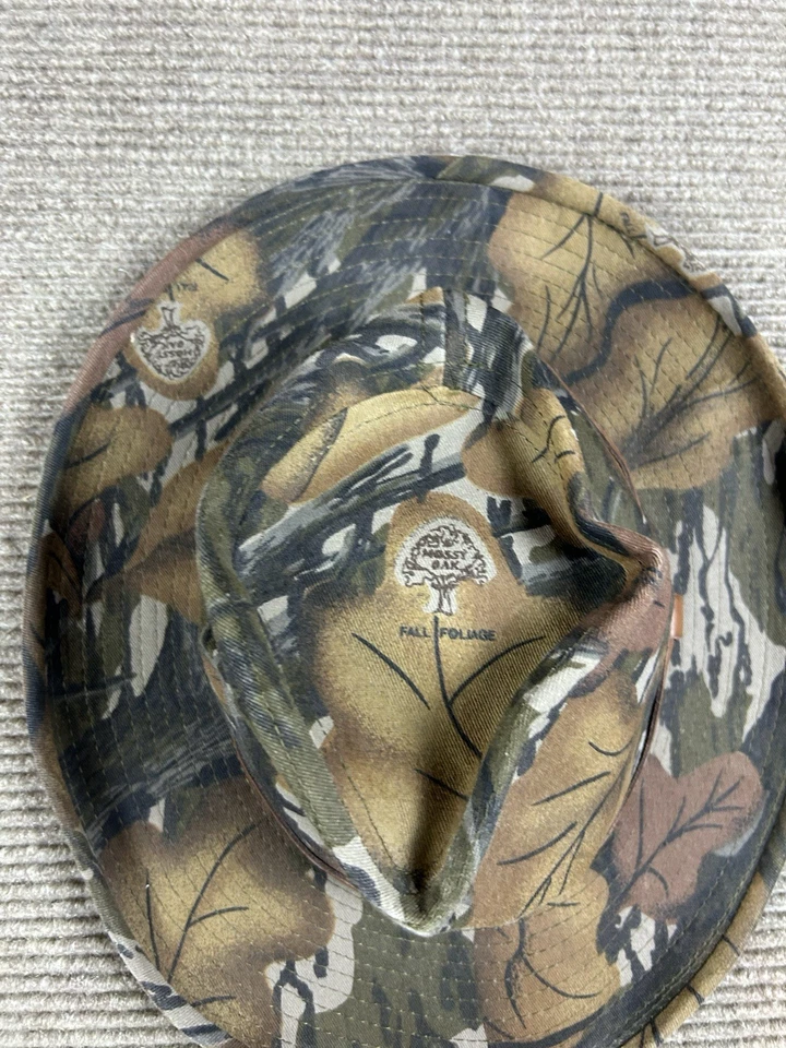 Vintage Men’s Hat Mossy Oak Fall Foliage Camo Size S USA Made Bucket Hat Boonie - Image 2 of 4