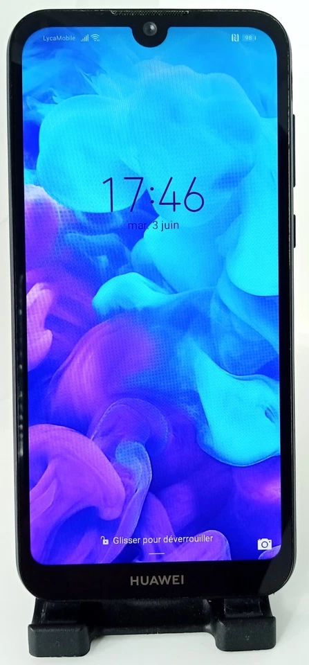 Huawei, Y5 2019, Smartphone débloqué - 5,71"- 4G, 16Go, Double Nano, Bleu. - Photo 2/4