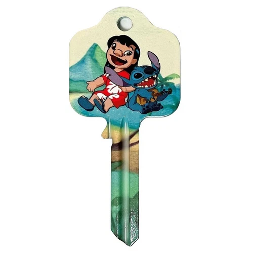 Lilo & Stitch Vibrant Door Key BLANK Door Key Official Merchandise - NEW UK