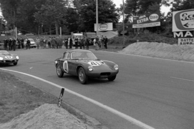 Jean Francois Malle Robin Carnegie Equipe Los Amigos Lotus Elit 1961 4x6 Photo 