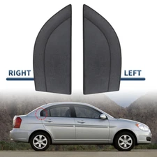 Pair Rear Door Delta Molding Trim Left Right For 2006-2010 Hyundai Accent 2007