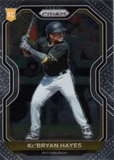 KE'BRYAN HAYES-3RD BASE-PIRATES-TIER II-2021 PANINI -PRIZM BASEBALL #113-ROOKIE