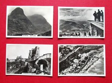 SENIOR SERVICE 4 MEDM 1936 CIGARETTE CARDS SIGHTS OF BRITAIN  5-6-7-8  SER 2