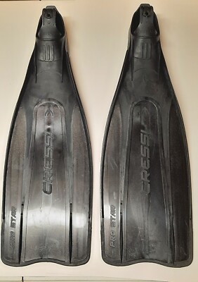 Cressi Pro Star Fins Size 4/5 Black