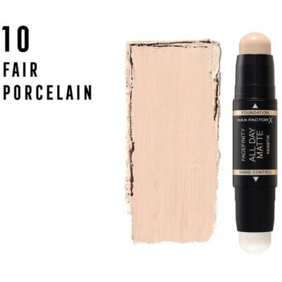 Max Factor Grundierung Teint Stick Creme Duo 10 Fairer Porcelain Neu