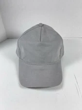 Otto Quality Headwear Men's Gray Blank Hat Cap Adjustable Strapback PATCH LOGO 