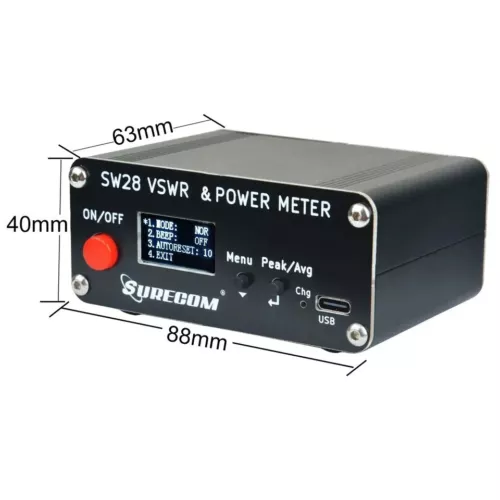 Surecom SW-28HF V.S.W.R. & Misuratore di Potenza 1.5-60MHz 120W Misuratore RF per Radio HF - Foto 7 di 9