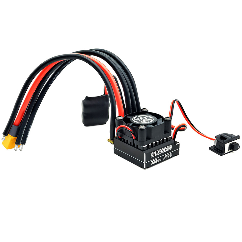 Rocket-RC Supersonic 390 Sensored Brushless Motor 80A ESC for 1/12
