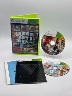 Microsoft Xbox 360 - Grand Theft Auto V GTA 5 - CIB/ PAL