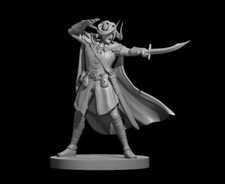 Human Male Warlock of the Fiend 28mm Scale DND D D Tabletop Miniature