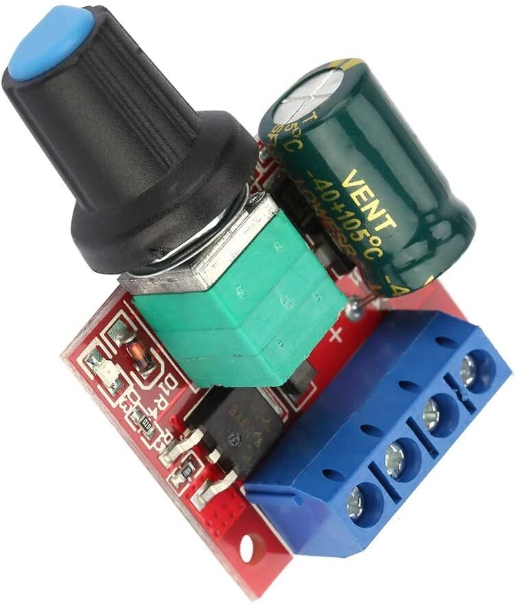 DC Motor PWM Speed Controller DC 5V-35V 5A Speed Adjustable Switch Module - Image 3 of 4