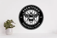 Brentford FC metal Laser Cut file dxf, svg, eps. ai, pdf, png  Ready to cut