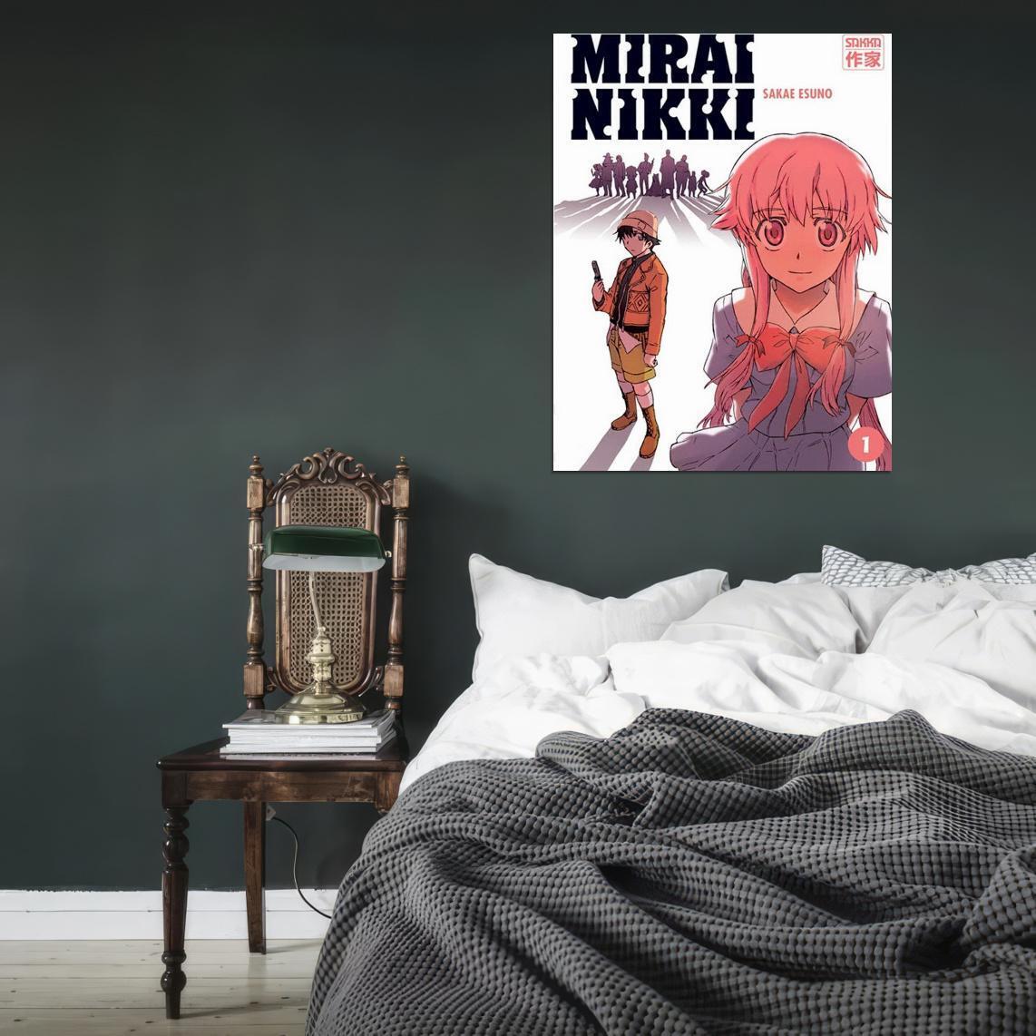 19947 Mirai Nikki Redial Anime Decor Wall Print Poster