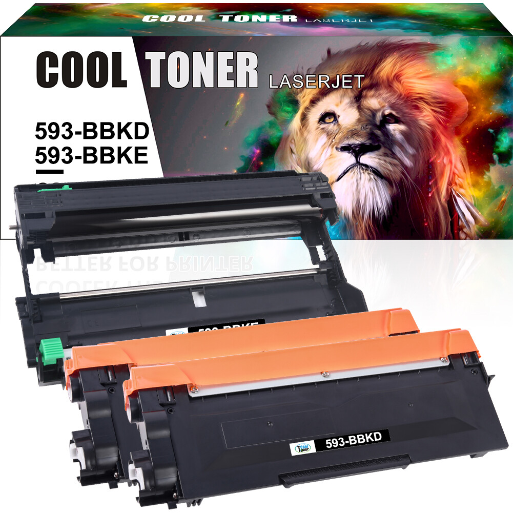 2-Pk/Pack 1-Drum + 1 X Toner For Dell E310 E310DW E515DN E515DW - Foto 7