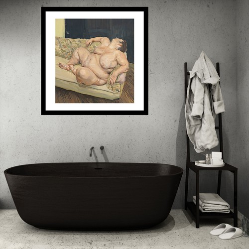 Lucian Freud - Benefits Supervisor Resting, Giclee Print, Naked Female Poster - Picture 2 of 10