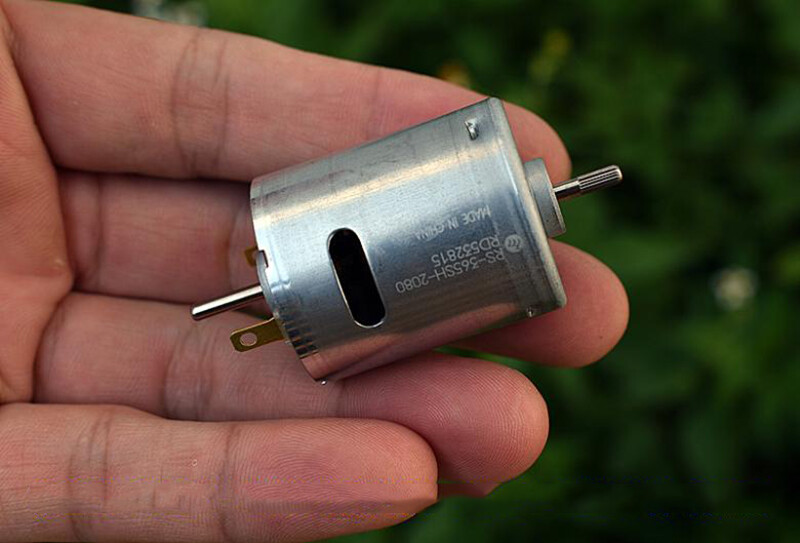 MABUCHI RS-365SH-2080 DC 12V 12500RPM Dual Shaft Mini 27.5mm Electric ...