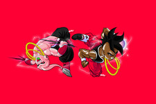 Anime dragon ball z red Custom Gaming Mat Desk