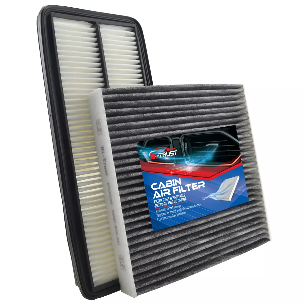 Engine Cabin Air Filter for Honda Accord 2003 2007 Acura TL 2004 2006 V6 ONLY