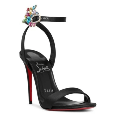 Christian Louboutin Goldie Joli 100 Satin Crystal Christian Louboutin Goldie Joli 100 Satin Crystal