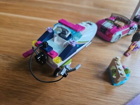 41316 Lego Friends Andreas Race Boat Transporter Like New Complete