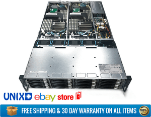Dell-PowerEdge-C6100-4-Node-12-Bay-8x-E5620-32-Core-2-4Ghz-128GB-9250-8i-Rails