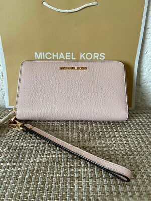 Michael Kors Geldbörse Large Flat Mf Phn Powder Blush NEU&OVP