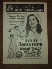 Cynthia (1947), Elizabeth Taylor, Great Pressbook #778