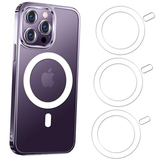 3PCS for Magsafe Ring Sticker,Universal Magnetic Conversion Adapter White