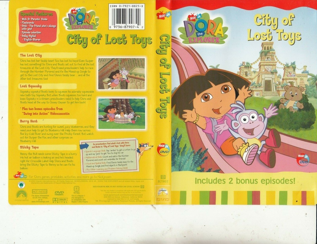 Dora The Explorer-City of Lost Toys-2003-Animated DTE-DVD | eBay