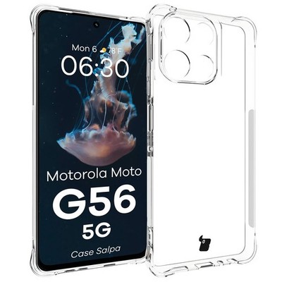 Handyhülle für Motorola Moto G56 5G Bizon Case Cover Schutz Hülle Transparent