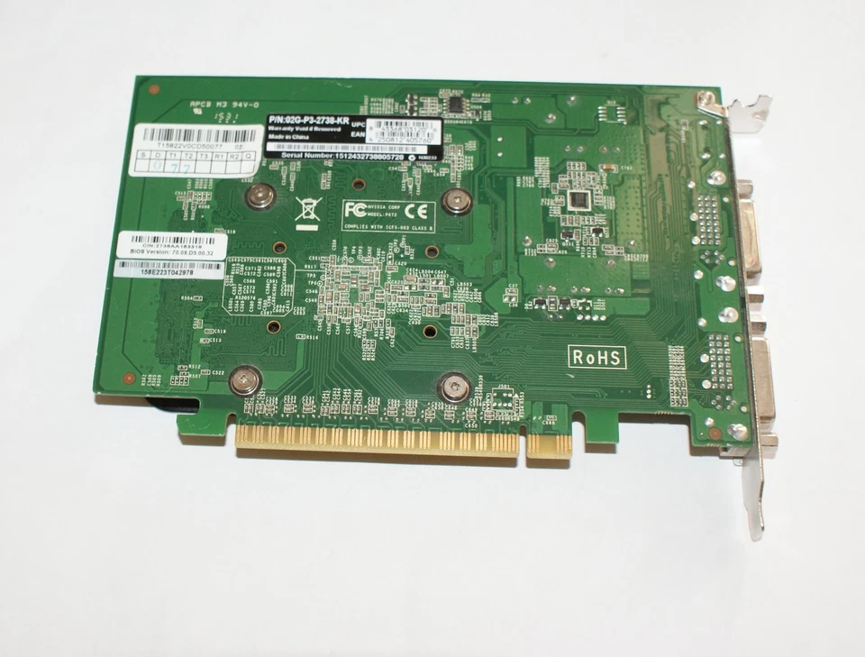 EVGA GeForce GT 730 2GB DVI x2/Mini HDMI PCIE Graphics Card - Image 2 of 3