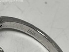 Silver Stamped/Unstamped Chain-Pendant-Bracelet-Earrings-Ring (8 Pcs) 30.5gr — photo 8