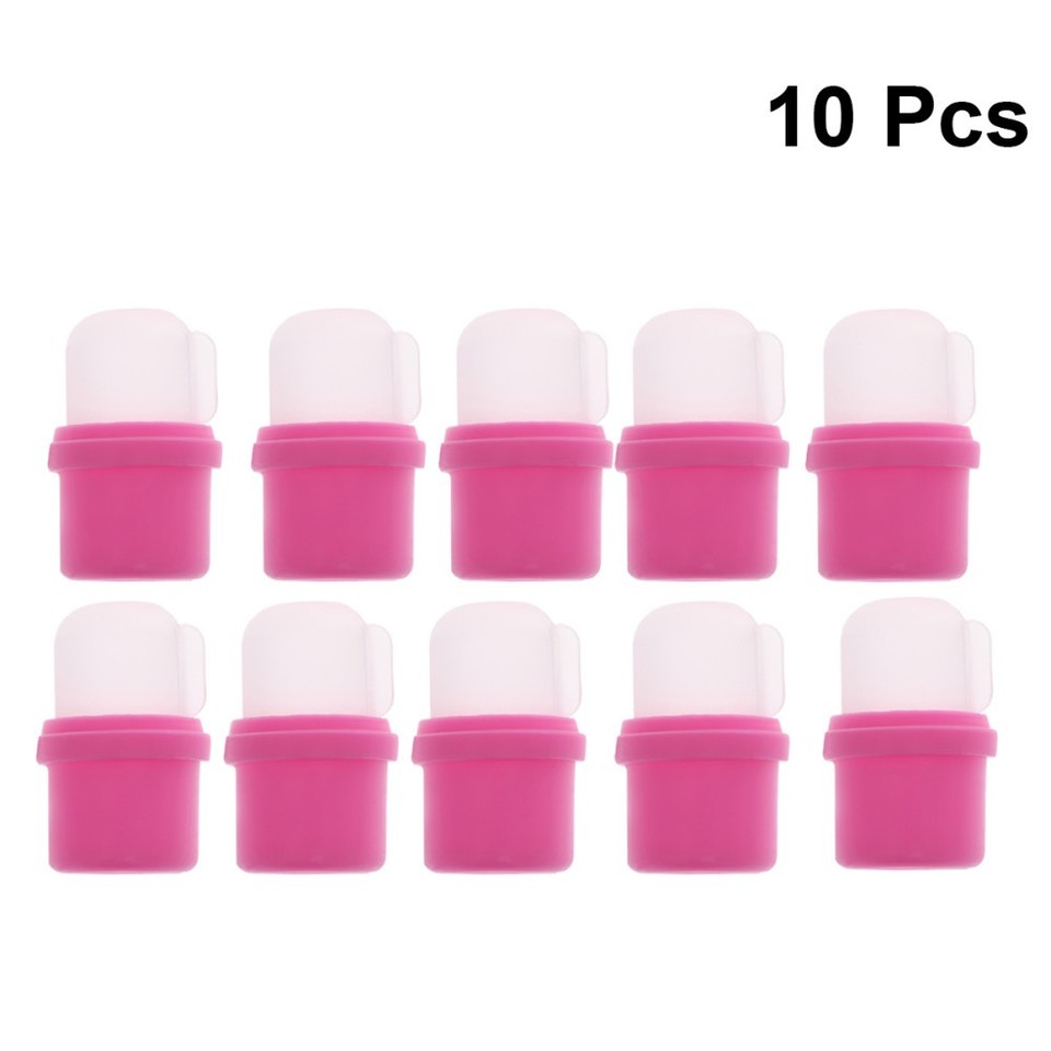 10 Stück Nagellackentferner-Clips – Wiederverwendbar, Lila, Aus Acryl, Für Nagelpflege