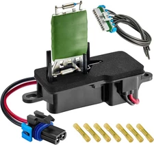Front HVAC Blower Motor Resistor Kit For 2012 Chevrolet Express GMC Savana 1500