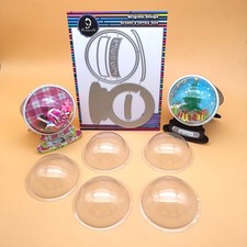 1pc Snow Globe Metal Die Cutting Dies & 5pc Plastic Domes Plastic Blister for...