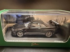 Kyosho Nissan Skyline GT-R BNR34 Nurburgring Test Car 1/43 Black 14Y+ JAPAN
