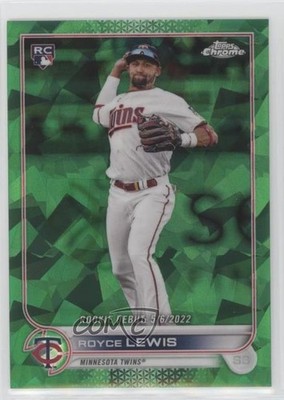2022 Topps Chrome Update Sapphire Debut Green 4/75 Royce Lewis Rookie RC 0xa1