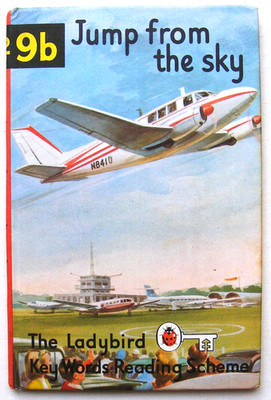 Vintage Ladybird Book   9b Jump from the sky Key Words-1st-VGC/Fine +FREE COVER+