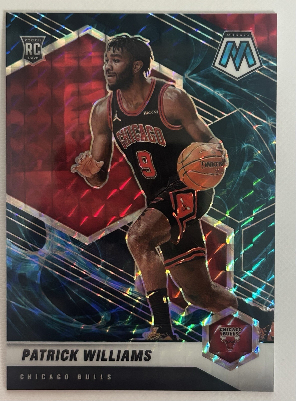 2020-21 Panini Mosaic Patrick Williams #206 Genesis RC Case Hit