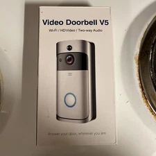 Video Doorbell Wi-Fi V5 Smart Video Doorbell Two Way Audio