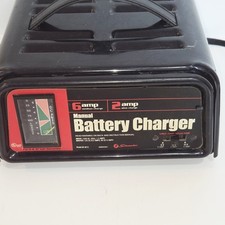 Schumacher 62 Amp Dual Rate Battery Charger 612 Volt Model Se-82-6 Black Works Schumacher 62 Amp Dual Rate Battery Charger 612 Volt Model Se-82-6 Black Works