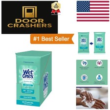 Gentle Sensitive Skin Hand  Face Wipes   Travel Pack of 200 Count, Fragrance...