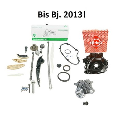 Timing Chain Kit INA + Adjuster + Cover for VW 1.8 2.0 TSI 559019640 06H103144J 0