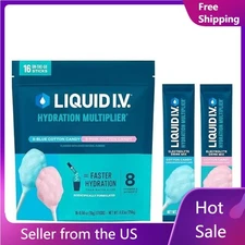 Liquid I.V. Hydration Multiplier - Cotton Candy | Electrolyte Powder Drink Mix
