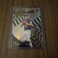 2024 JJ McCarthy Panini Donruss Rookie Revolution Rookie Card #3 Vikings