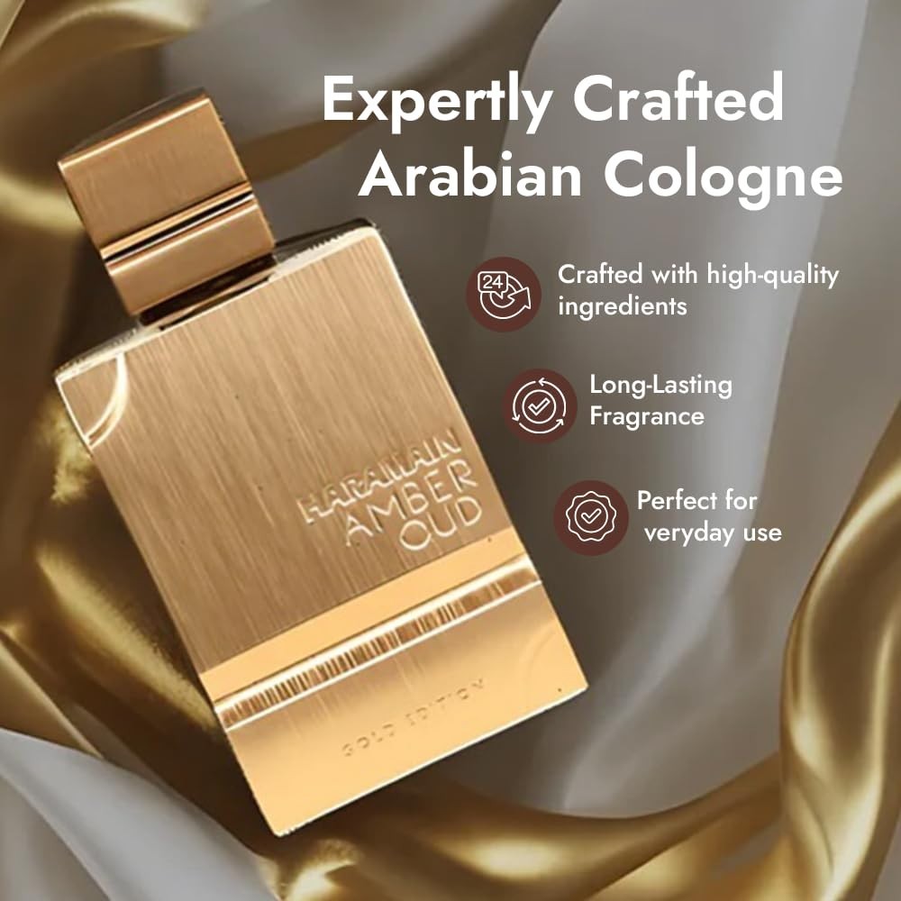 Al Haramain Amber Oud Gold Edition EDP 60ml / 2.0oz – 100% Authentic – Fast Ship