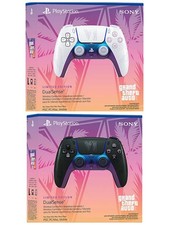 Duo Manettes PS5 DualSense GTA 6 (Grand Theft Auto VI) Noire + Blanche✅PRESALE✅