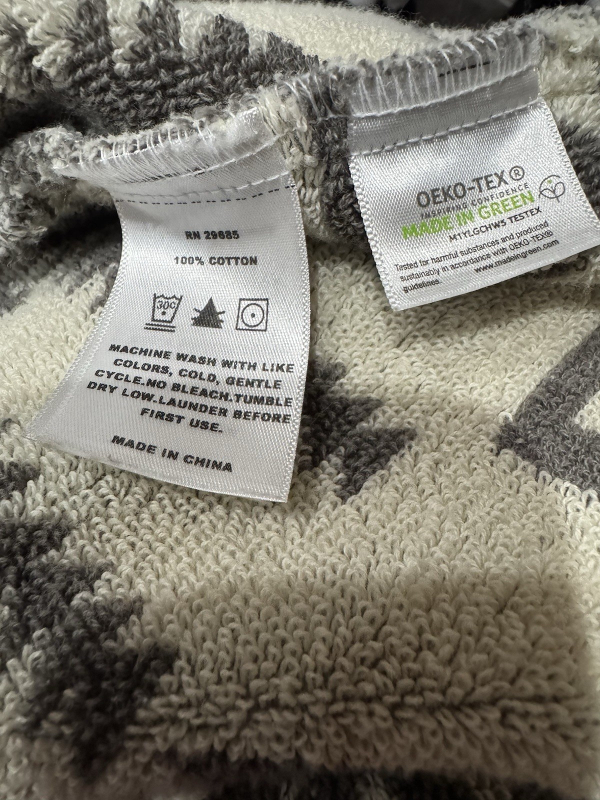 Pendleton Harding Bathrobe Women’s Gray Aztec Plu… - image 4