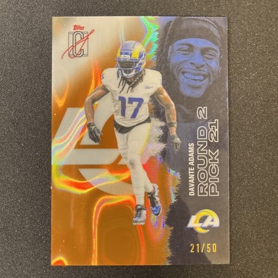 Topps 2025 Signature Class Davante Adams Rams /50 oil spill